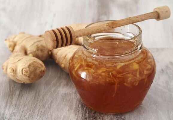 Le miel naturel associé à la racine de gingembre augmente la puissance